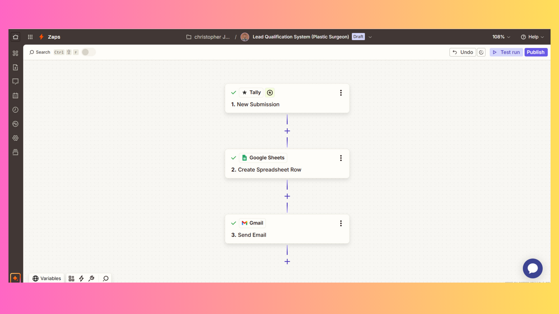 Lead Qualification System screenshot